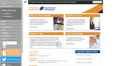 Desktop Screenshot of dataprotection.ie